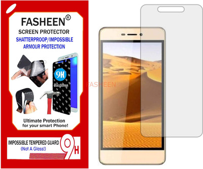 Fasheen Tempered Glass Guard for MICROMAX VDEO 4 Q4251 (Flexible Shatterproof)(Pack of 1)