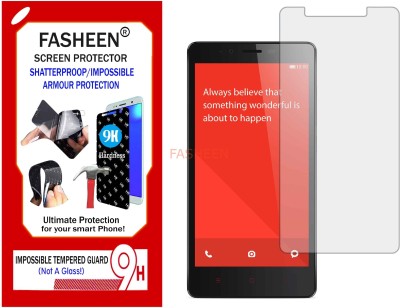 Fasheen Tempered Glass Guard for MI REDMI NOTE 4G (Flexible Shatterproof)(Pack of 1)