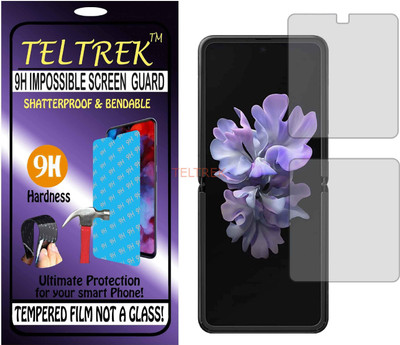 TELTREK Tempered Glass Guard for SAMSUNG GALAXY Z FLIP (Flexible Shatterproof)(Pack of 1)