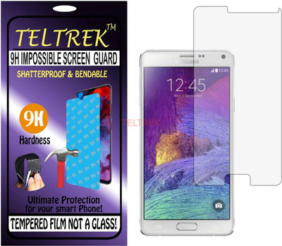 TELTREK Tempered Glass Guard for SAMSUNG GALAXY NOTE 4 (Flexible Shatterproof)(Pack of 1)