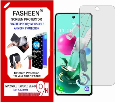 Fasheen Tempered Glass Guard for LG K92 5G (Flexible Shatterproof)(Pack of 1)