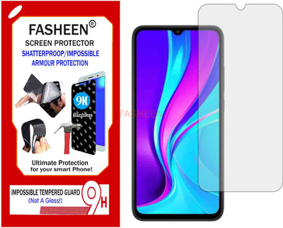 Fasheen Tempered Glass Guard for REDMI 9 (Flexible Shatterproof)(Pack of 1)
