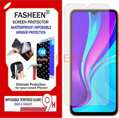 Fasheen Tempered Glass Guard for MI 9 ACTIV (Flexible Shatterproof)(Pack of 1)