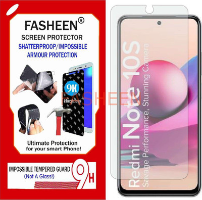 Fasheen Tempered Glass Guard for MI NOTE 10S (Flexible Shatterproof)(Pack of 1)