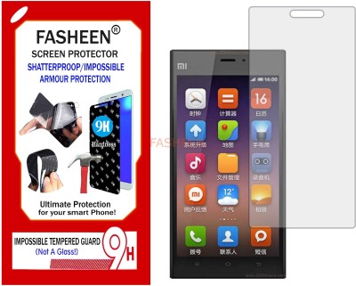 Fasheen Tempered Glass Guard for XIAOMI MI3 (Flexible Shatterproof)(Pack of 1)