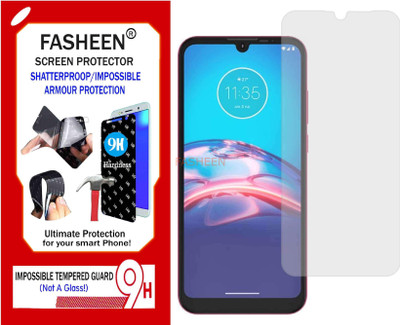 Fasheen Tempered Glass Guard for MOTOROLA MOTO E6I (Flexible Shatterproof)(Pack of 1)
