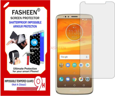 Fasheen Tempered Glass Guard for MOTO E5 PLUS (Flexible Shatterproof)(Pack of 1)