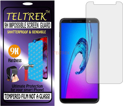 TELTREK Tempered Glass Guard for SAMSUNG GALAXY J8 PLUS (Flexible Shatterproof)(Pack of 1)