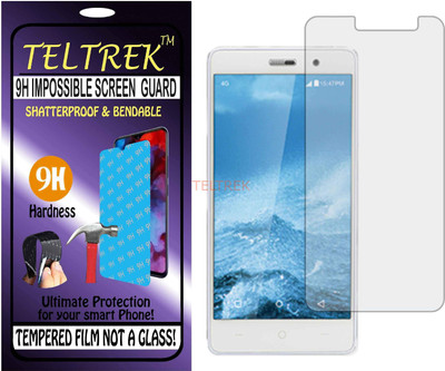 TELTREK Tempered Glass Guard for RELIANCE JIO LYF WATER 6 (Flexible Shatterproof)(Pack of 1)