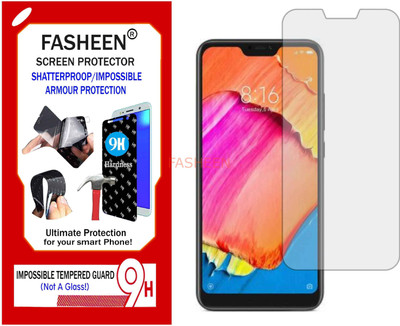 Fasheen Tempered Glass Guard for MI REDMI 6 PRO (Flexible Shatterproof)(Pack of 1)