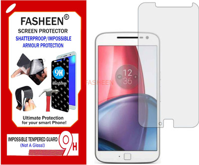 Fasheen Tempered Glass Guard for MOTOROLA MOTO G4 (Flexible Shatterproof)(Pack of 1)