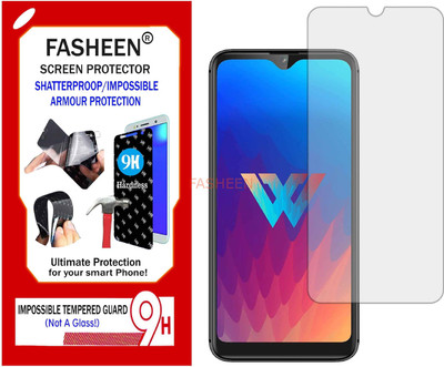 Fasheen Tempered Glass Guard for LG W30 (Flexible Shatterproof)(Pack of 1)