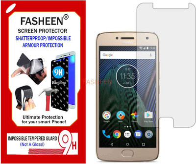 Fasheen Tempered Glass Guard for MOTOROLA MOTO G5 PLUS (Flexible Shatterproof)(Pack of 1)