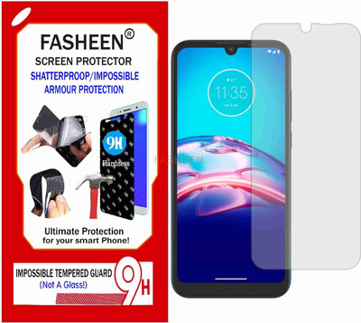 Fasheen Tempered Glass Guard for MOTOROLA MOTO E6S (2020) (Flexible Shatterproof)(Pack of 1)
