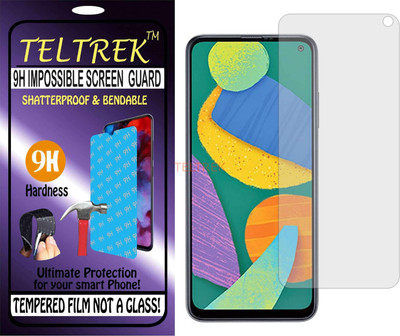 TELTREK Tempered Glass Guard for SAMSUNG GALAXY F52 5G (Flexible Shatterproof)(Pack of 1)