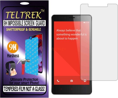 TELTREK Tempered Glass Guard for REDMI NOTE 4G (Flexible Shatterproof)(Pack of 1)