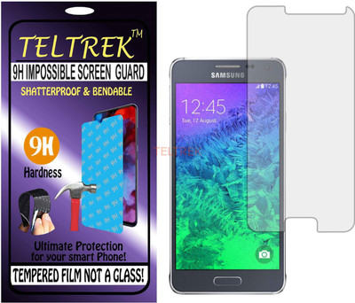 TELTREK Tempered Glass Guard for SAMSUNG GALAXY ALPHA (Flexible Shatterproof)(Pack of 1)
