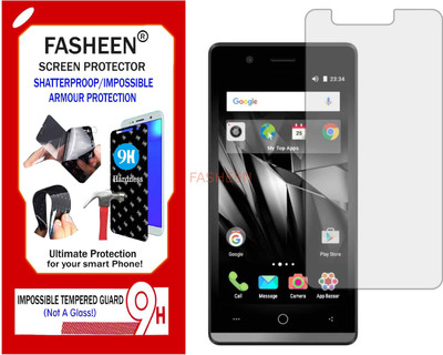 Fasheen Tempered Glass Guard for MICROMAX BOLT Q381 (Flexible Shatterproof)(Pack of 1)