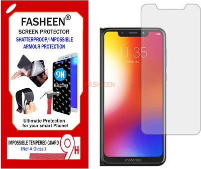 Fasheen Tempered Glass Guard for MOTOROLA MOTO P30 PLAY (Flexible Shatterproof)(Pack of 1)