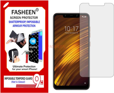 Fasheen Tempered Glass Guard for MI POCO F1 (Flexible Shatterproof)(Pack of 1)