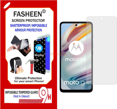 Fasheen Tempered Glass Guard for MOTOROLA MOTO G60 (Flexible Shatterproof)(Pack of 1)