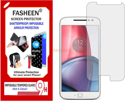 Fasheen Tempered Glass Guard for MOTOROLA MOTO G4 PLUS (Flexible Shatterproof)(Pack of 1)