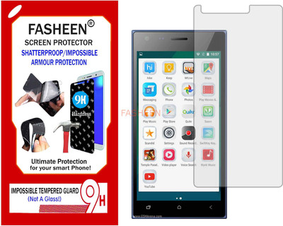 Fasheen Tempered Glass Guard for MMX CANVAS XPRESS 4G Q413 (Flexible Shatterproof)(Pack of 1)