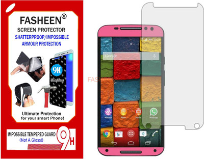 Fasheen Tempered Glass Guard for MOTO X 2ND GEN (Flexible Shatterproof)(Pack of 1)