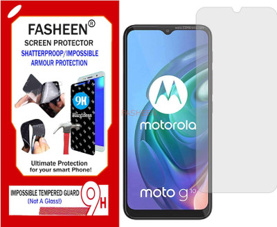 Fasheen Tempered Glass Guard for MOTOROLA G10 POWER (Flexible Shatterproof)(Pack of 1)