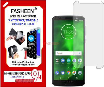 Fasheen Tempered Glass Guard for MOTOROLA MOTO G6 (Flexible Shatterproof)(Pack of 1)