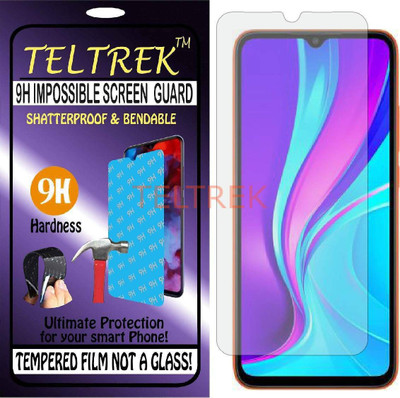 TELTREK Tempered Glass Guard for XIAOMI REDMI 9 ACTIVE (Flexible Shatterproof)(Pack of 1)