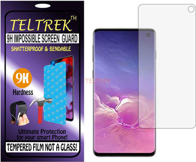 TELTREK Tempered Glass Guard for SAMSUNG GALAXY S10 E (Flexible Shatterproof)(Pack of 1)