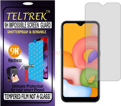 TELTREK Tempered Glass Guard for SAMSUNG GALAXY A01 (Flexible Shatterproof)(Pack of 1)