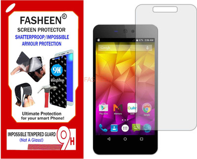 Fasheen Tempered Glass Guard for MICROMAX Q345 (CANVAS SELFIE LENS) (Flexible Shatterproof)(Pack of 1)