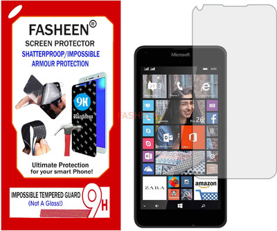 Fasheen Tempered Glass Guard for MICROSOFT LUMIA 640 (Flexible Shatterproof)(Pack of 1)