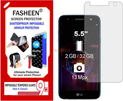 Fasheen Tempered Glass Guard for LG X5 - 2018 (Flexible Shatterproof)(Pack of 1)