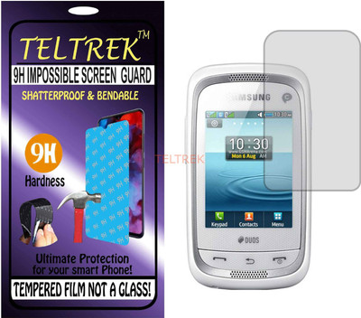 TELTREK Tempered Glass Guard for SAMSUNG CHAMP NEO (Flexible Shatterproof)(Pack of 1)
