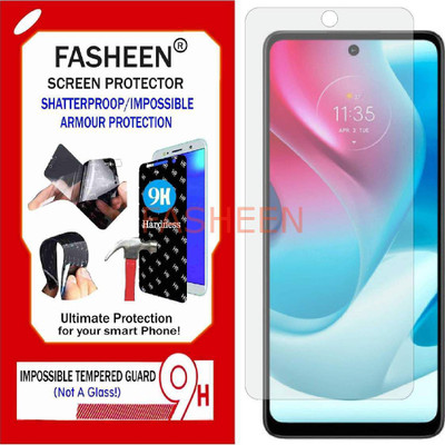 Fasheen Tempered Glass Guard for MOTO G60 S (Flexible Shatterproof)(Pack of 1)