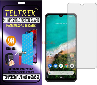 TELTREK Tempered Glass Guard for XIAOMI MI A3 (Flexible Shatterproof)(Pack of 1)