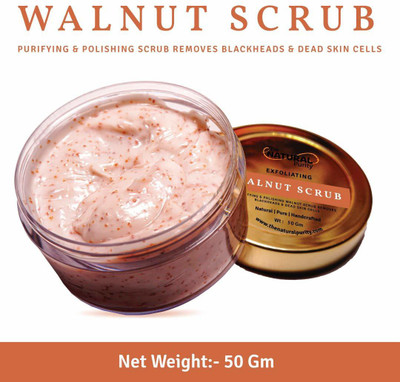The Natural Purity Walnut Scrub | Purifying & Polishing Scrub | Remove Blackheads & Dead skin cells Scrub(50 g)