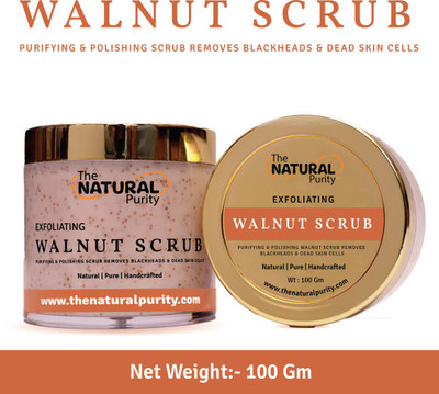 The Natural Purity Walnut Scrub | Purifying & Polishing Scrub | Remove Blackheads & Dead skin cells Scrub(100 g)