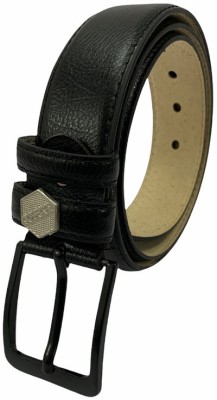 Black Dot Boys Casual Black Artificial Leather Belt