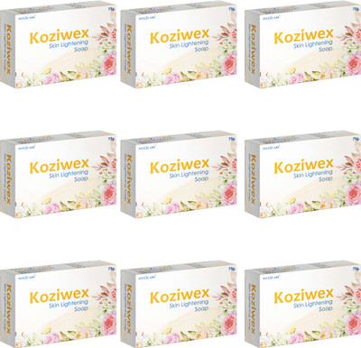 wexcare Skin Whitening and Brightening Bathing Soap Combo Pack(9 x 75 g)