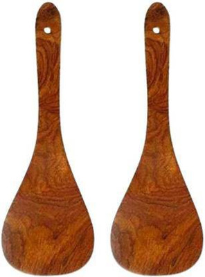 Alluringwood LADL01 Wooden Spatula(Pack of 2)