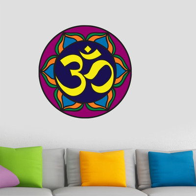 wildartcreation 55 cm lord bal krishna Wall Sticker Picture 351 Self Adhesive Sticker(Pack of 1)