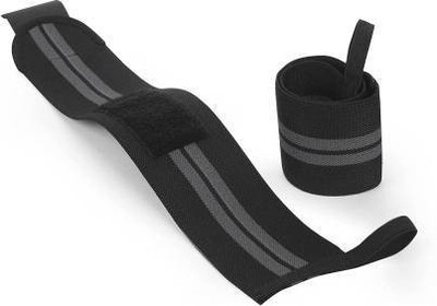 HRT Professional Wrist Wrap Band,Wrist Strap For Gym and Fitness (GREY) Wrist Support