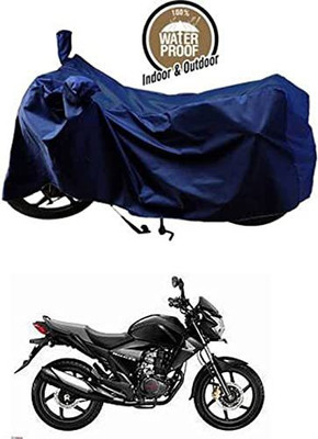 KEDIT Waterproof Two Wheeler Cover for Universal For Bike(CB Unicorn, Blue)