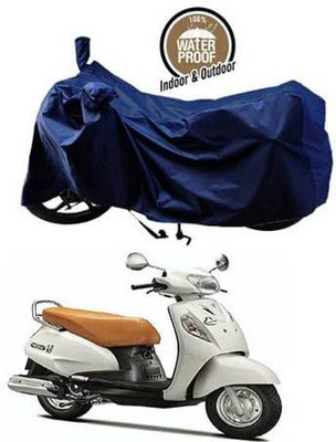 KEDIT Waterproof Two Wheeler Cover for Suzuki(Access SE, Blue)