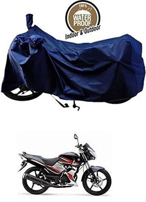 KEDIT Waterproof Two Wheeler Cover for Yamaha(SS 125, Blue)