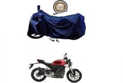 KEDIT Waterproof Two Wheeler Cover for Honda(CBR300R, Blue)